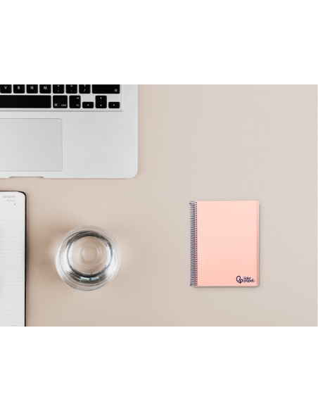 CUADERNO ESP. WONDER A7 T.PLASTICO MICRO 5MM 4B 100H. 90GR. ROSA