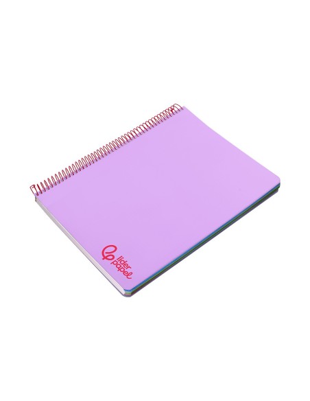 CUADERNO ESP. WONDER A7 T.PLASTICO MICRO 5MM 4B.100H. 90GR. VIO.