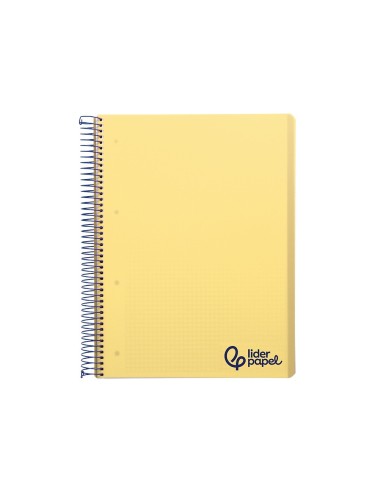 CUADERNO ESP. WONDER A4 T.PLASTICO MICRO 5MM 5B 4T. 120H 90GR. AM.