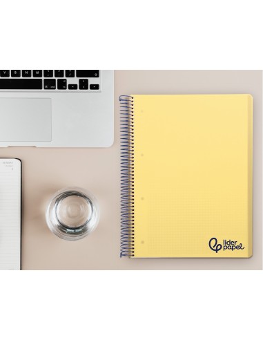 CUADERNO ESP. WONDER A4 T.PLASTICO MICRO 5MM 5B 4T. 120H 90GR. AM.