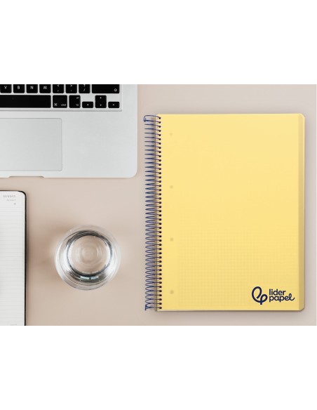 CUADERNO ESP. WONDER A4 T.PLASTICO MICRO 5MM 5B 4T. 120H 90GR. AM.