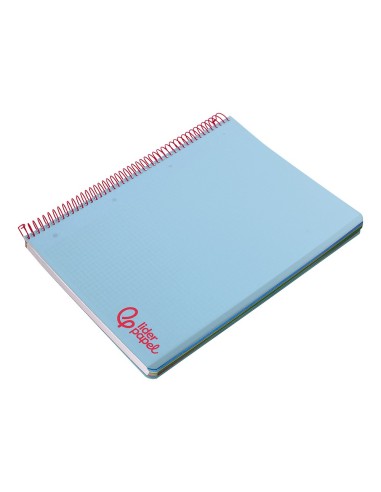 CUADERNO ESP. WONDER A4 T.PLASTICO MICRO 5MM 5B 4T. 120H 90GR. CEL.