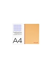 CUADERNO ESP. WONDER A4 T.PLASTICO MICRO 5MM 5B 4T. 120H 90GR. NJ. 2