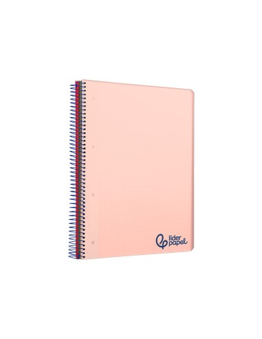 CUADERNO ESP. WONDER A4 T.PLASTICO MICRO 5MM 5B 4T. 120H 90GR. ROSA