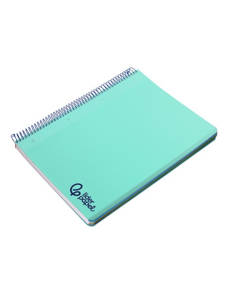 CUADERNO ESP. WONDER A4 T.PLASTICO MICRO 5MM 5B 4T. 120H 90GR. VE.
