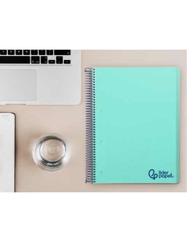 CUADERNO ESP. WONDER A4 T.PLASTICO MICRO 5MM 5B 4T. 120H 90GR. VE.