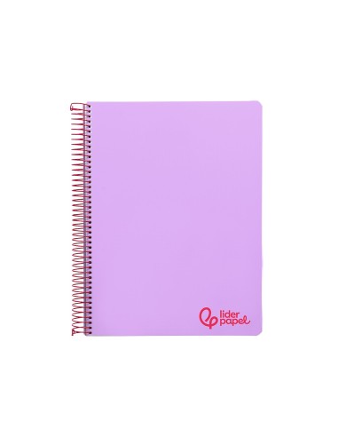 CUADERNO ESP. WONDER A4 T.PLASTICO MICRO 5MM 5B 4T. 120H 90GR. LILA