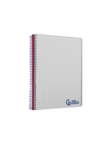 CUADERNO ESP. WONDER A4 T.PLASTICO MICRO 5MM 5B 4T. 120H 90GR. GRIS