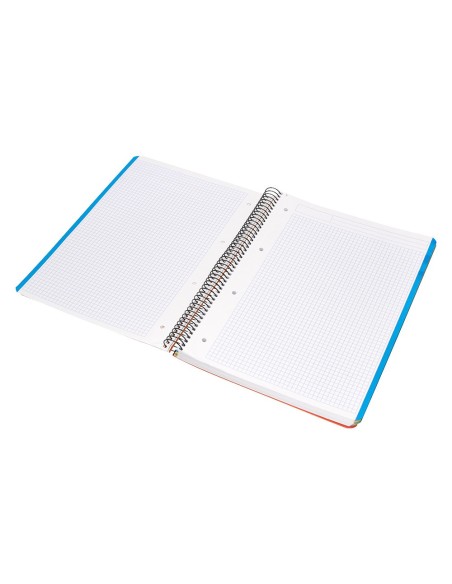 CUADERNO ESP. WONDER A4 T.PLASTICO MICRO 5MM 5B 4T. 120H 90GR. RJ.