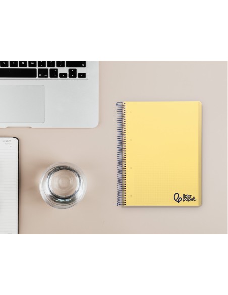 CUADERNO ESP. WONDER A5 T.PLASTICO MICRO 5MM 5B 6T. 120H 90GR. AM.