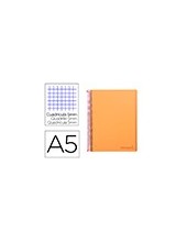 CUADERNO ESP. WONDER A5 T.PLASTICO MICRO 5MM 5B 6T. 120H 90GR. NJ. 2