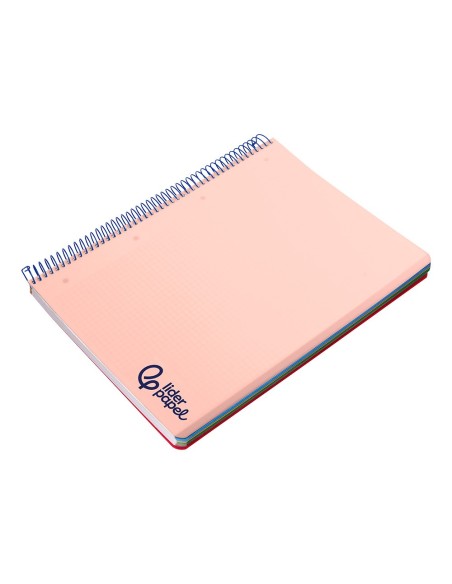 CUADERNO ESP. WONDER A5 T.PLASTICO MICRO 5MM 5B 6T. 120H 90GR. ROSA