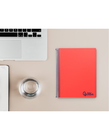 CUADERNO ESP. WONDER A5 T.PLASTICO MICRO 5MM 5B 6T. 120H 90GR. RJ.