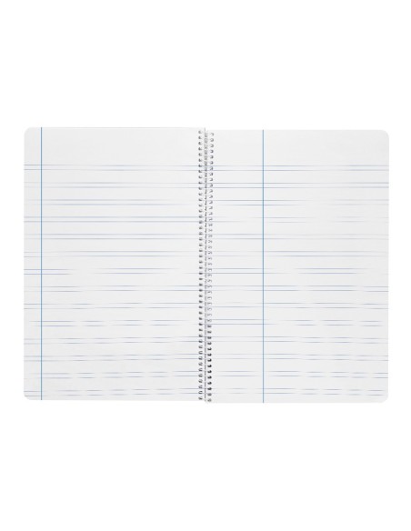 CUADERNO ESP. WONDER A4 T.PLASTICO PAUTA 3,5MM 80H 90GR. COL.SURT.