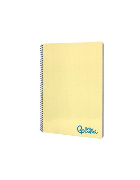 CUADERNO ESP. WONDER A4 T.PLASTICO 4MM 80H 90GR. AM. *74930