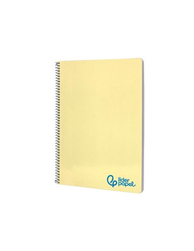 CUADERNO ESP. WONDER A4 T.PLASTICO 4MM 80H 90GR. AM. *74930