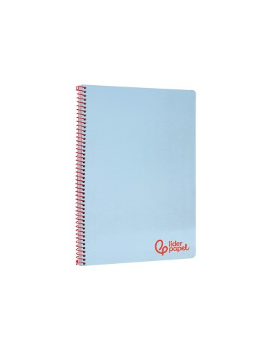 CUADERNO ESP. WONDER A4 T.PLASTICO 4MM 80H 90GR. AZ. *74927