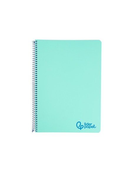 CUADERNO ESP. WONDER A4 T.PLASTICO 4MM 80H 90GR. VE. *74929