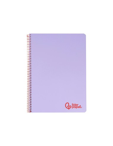 CUADERNO ESP. WONDER A4 T.PLASTICO 4MM 80H 90GR. VIO. *74932