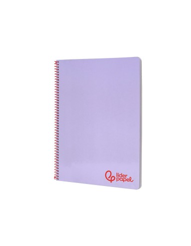 CUADERNO ESP. WONDER A4 T.PLASTICO 4MM 80H 90GR. VIO. *74932