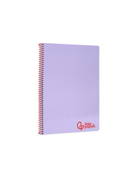 CUADERNO ESP. WONDER A4 T.PLASTICO 4MM 80H 90GR. VIO. *74932