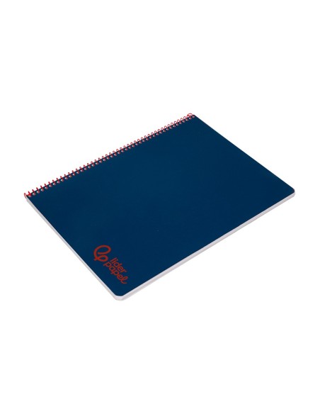 CUADERNO ESP. WONDER A4 T.PLASTICO 4MM 80H 90GR. AZ. MARINO