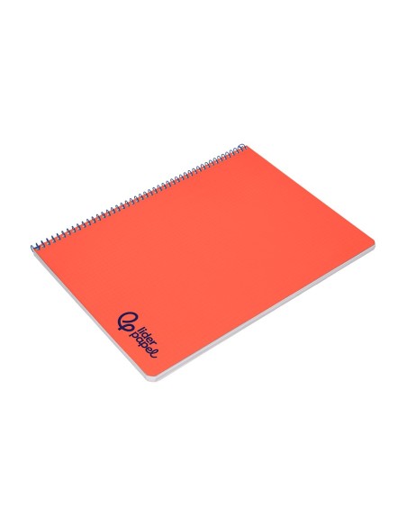 CUADERNO ESP. WONDER A4 T.PLASTICO 4MM 80H 90GR. RJ.