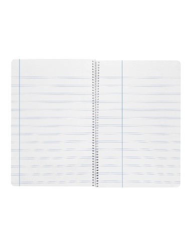 CUADERNO ESP. WONDER A5 T.PLASTICO PAUTA 2,5MM 120H 90GR. SURT.