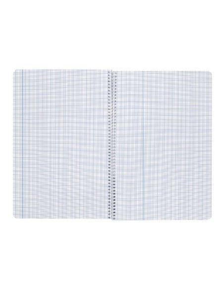 CUADERNO ESP. WONDER A5 T.PLASTICO MILIMETRADO 2,5MM 120H 90GR. SURT.