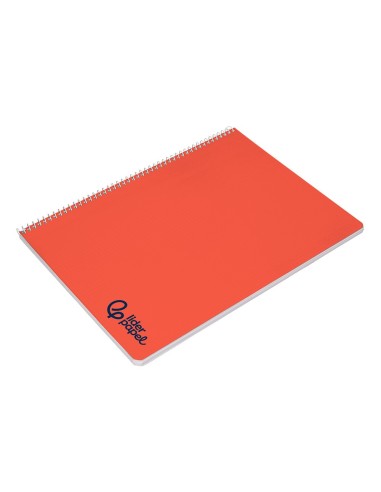 CUADERNO ESP. WONDER A4 T.PLASTICO LISO 80H 90GR. COL. SURT.