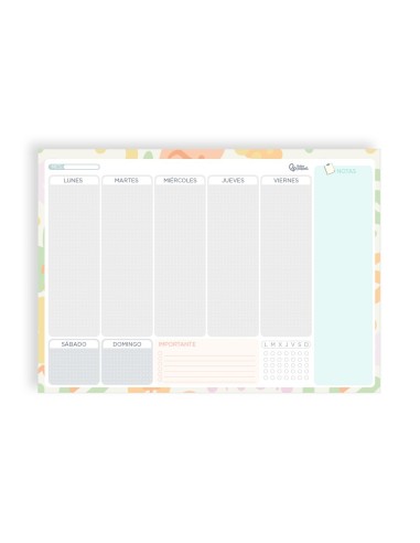 PLANNING SEMANAL  JOVEN 2026 29,7X21 CM A4 PEGATINAS PAPEL 104 GR