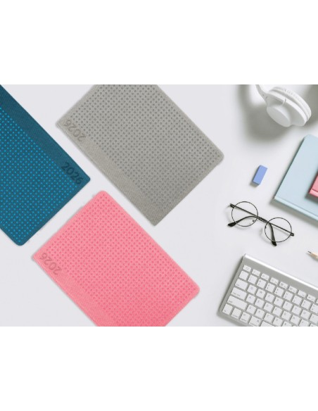 AGENDA ENCUADERNADA  ANAFI A5 2026 DIA PAGINA GRIS PAPEL 70GR.FSC