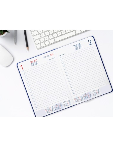 AGENDA ENCUADERNADA  LIPSI A5 2026 DIA PAGINA NG.PAPEL 70GR.FSC