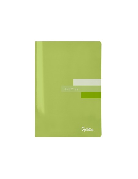 CUADERNO ENCOLADO SCRIPTUS A4 T.CARTON PAUTA 2.5MM 48H. 90GR. SURT.