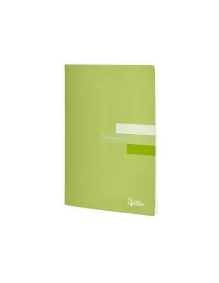 CUADERNO ENCOLADO SCRIPTUS A4 T.CARTON PAUTA 2.5MM 48H. 90GR. SURT.