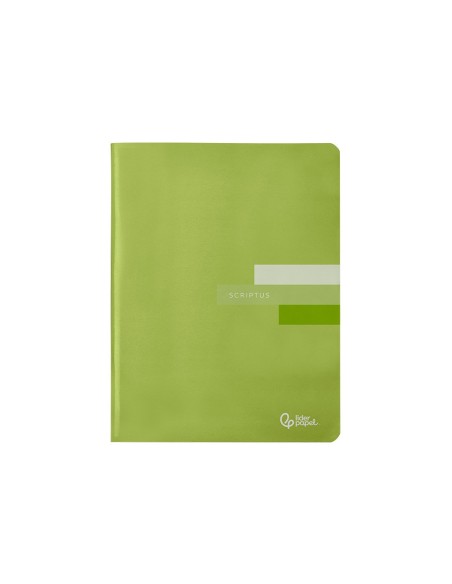 CUADERNO ENCOLADO SCRIPTUS A5 T.CARTON HOR. 48H. 90GR. COL.SURT.