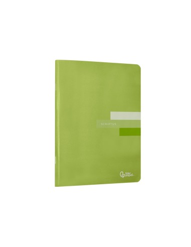 CUADERNO ENCOLADO SCRIPTUS A5 T.CARTON HOR. 48H. 90GR. COL.SURT.