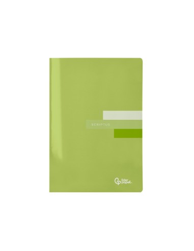 CUADERNO ENCOLADO SCRIPTUS A4 T.CARTON 3MM 48H. 90GR. COL.SURT.