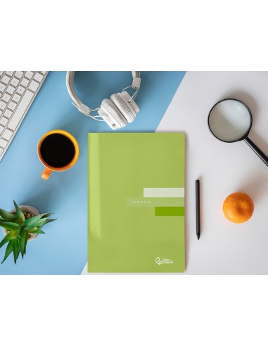 CUADERNO GRAP. SCRIPTUS A4 T.CARTON 8MM 48H 60GR. SURT.
