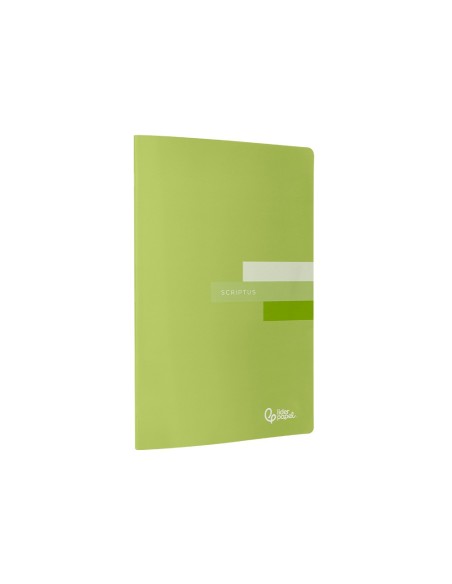 CUADERNO ENCOLADO SCRIPTUS A4 T.CARTON LISO 48H. 90GR. COL.SURT.