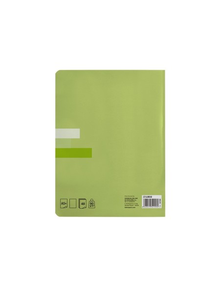 CUADERNO ENCOLADO SCRIPTUS A5 T.CARTON LISO 48H. 90GR. COL.SURT.