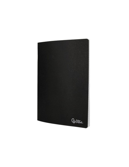 CUADERNO ENCOLADO LIDERPAPEL A5 T.CARTON LISO 80H. 60GR. NG.
