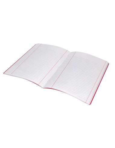 CUADERNO  360 T.DE PLAST.A4 48H. 90G/M2 HOR.DOBLE MARGEN SURT.