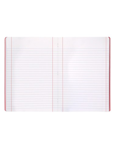 CUADERNO  360 T.DE PLAST.A4 48H. 90G/M2 HOR.DOBLE MARGEN SURT.