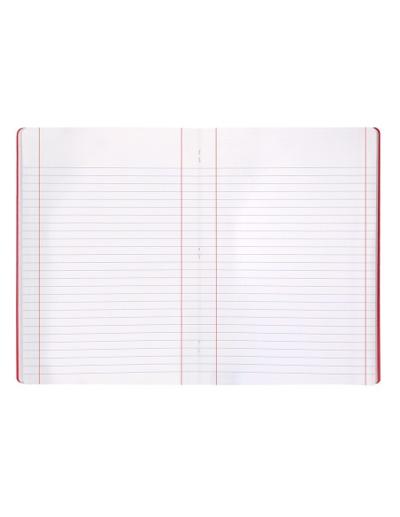 CUADERNO  360 T.DE PLAST.A4 48H. 90G/M2 HOR.DOBLE MARGEN SURT.