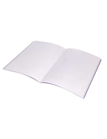 CUADERNO  360 T.DE PLAST.A5 48H. 90G/M2 LISO SIN MARGEN PASTEL SURT.