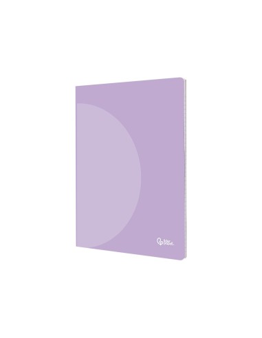 CUADERNO  360 T.DE PLAST.A5 48H. 90G/M2 LISO SIN MARGEN PASTEL SURT.
