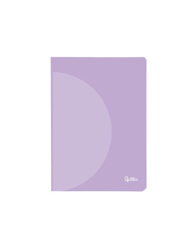 CUADERNO  360 T.DE PLAST.A4 48H. 90G/M2 LISO SIN MARGEN PASTEL SURT.