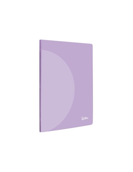 CUADERNO  360 T.DE PLAST.A4 48H. 90G/M2 4MM MARGEN PASTEL SURT.