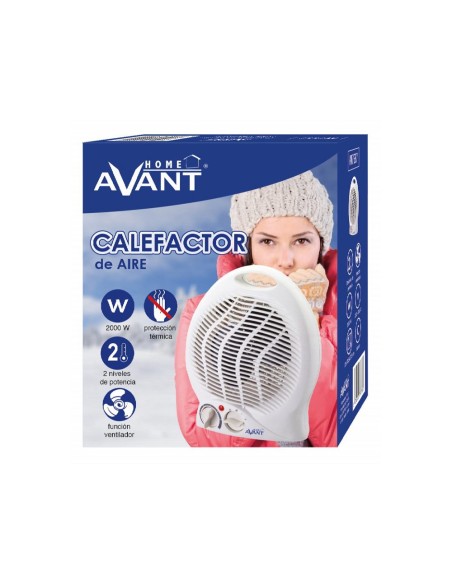 CALEFACTOR DE AIRE AVANT VERTICAL 2000W DOS NIVELES POTENCIA